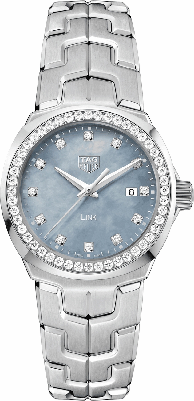 Tag Heuer Link Battery Operated Quartz Blue Ladies Watch WBC1319.BA0600 