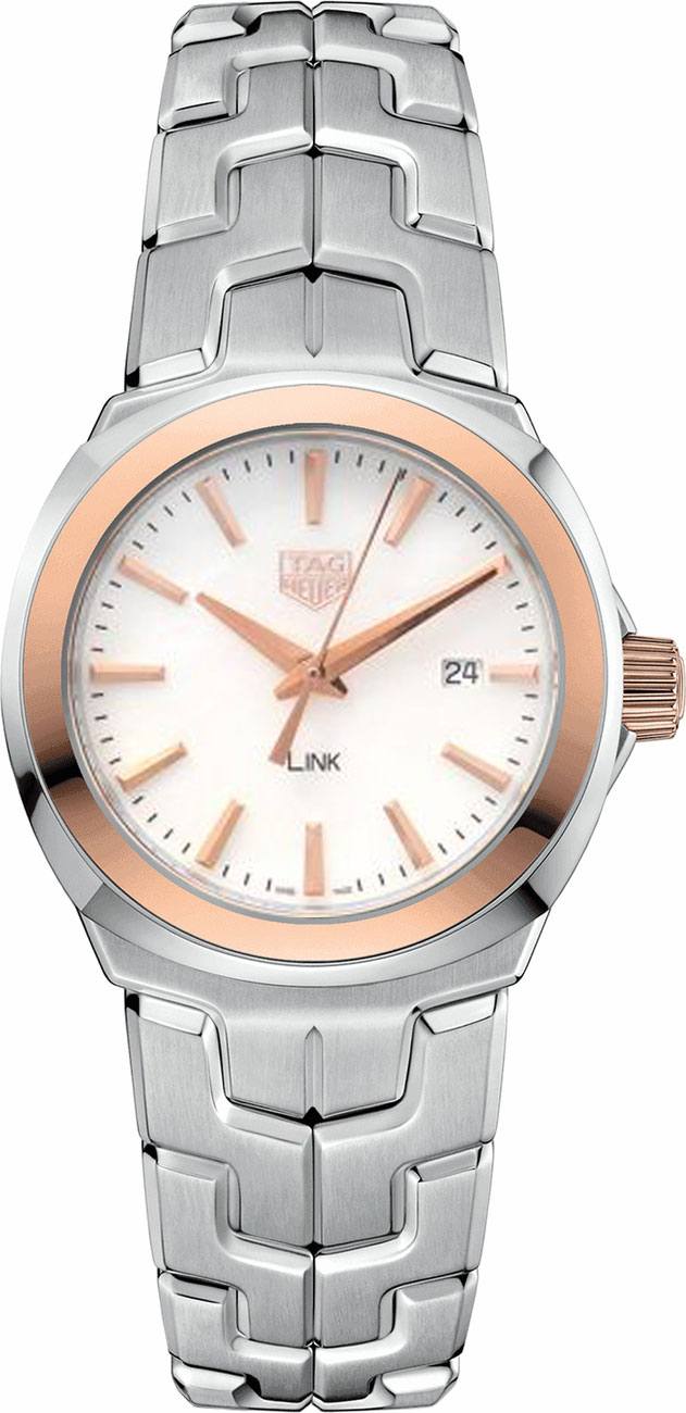 Tag Heuer Link Battery Operated Quartz White Ladies Watch WBC1350.BA0600 