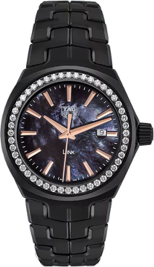 Tag Heuer Link Battery Operated Quartz Black Ladies Watch WBC1391-BH0745 