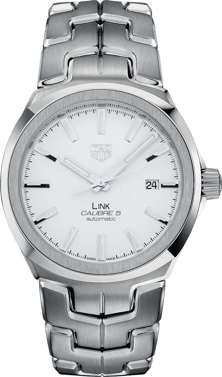Tag Heuer Link Self winding Automatic Silver Mens Watch WBC2111.BA0603 