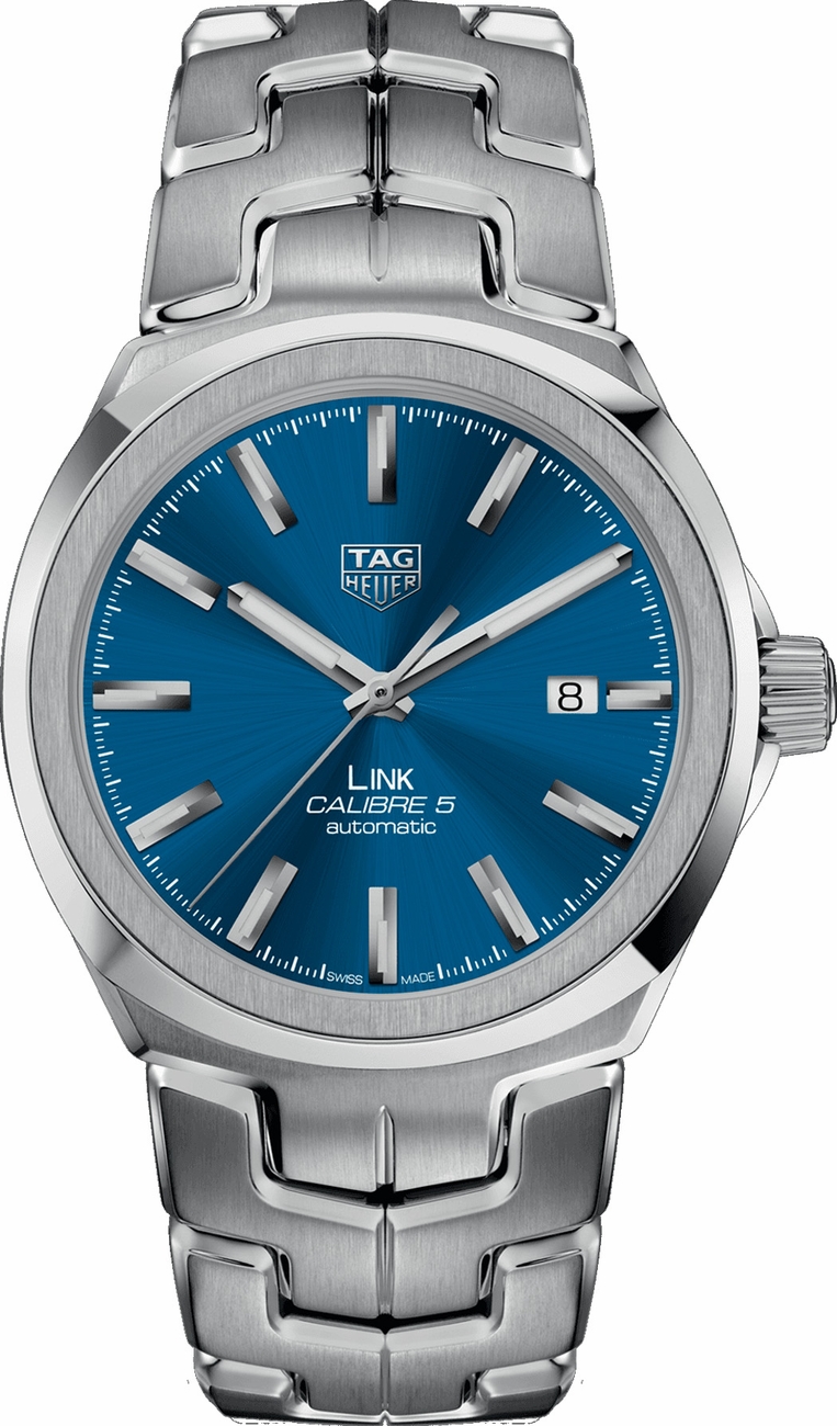 Tag Heuer Link Self winding Automatic Blue Mens Watch WBC2112.BA0603 