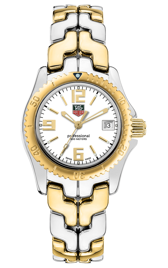 Tag Heuer Link 
Battery Operated Quartz White Ladies Watch WT1352-BD0559 