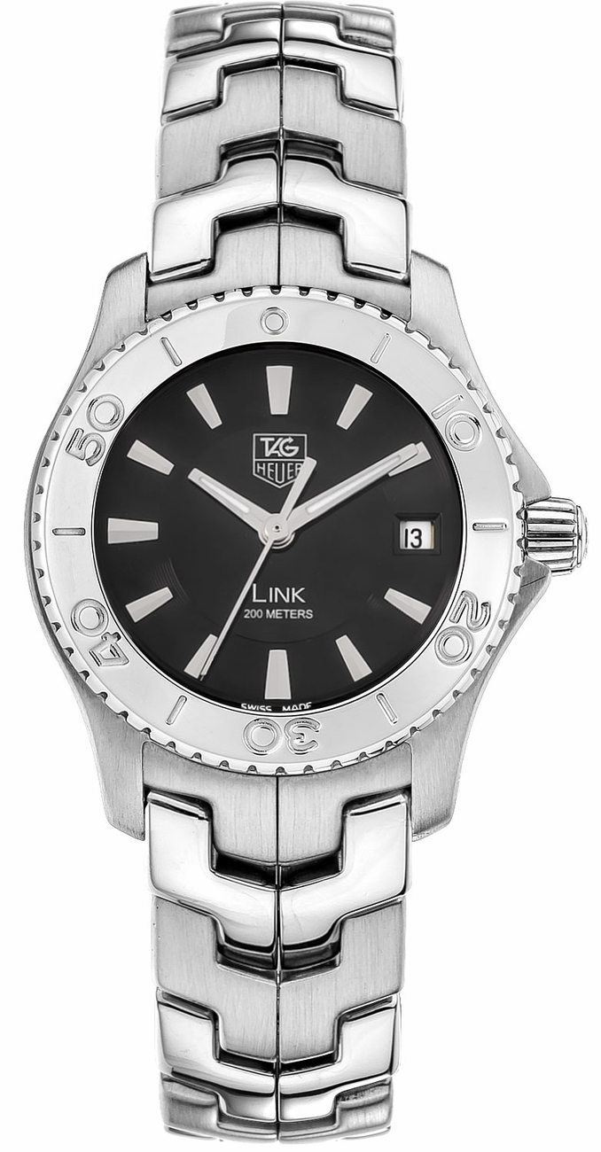 Tag Heuer Link 
Battery Operated Quartz Black Ladies Watch WJ1314.BA0573 