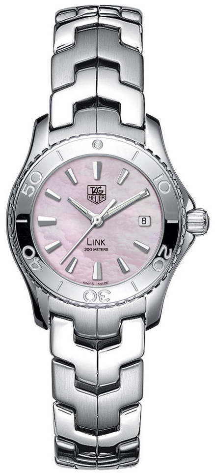Tag Heuer Link 
Battery Operated Quartz Pink Ladies Watch WJ1315-BA0573 