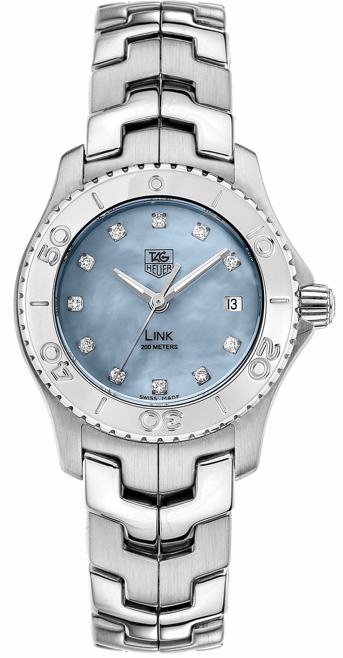 Tag Heuer Link 
Battery Operated Quartz Blue Ladies Watch WJ1317-BA0573 