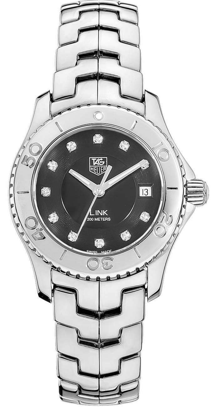 Tag Heuer Link 
Battery Operated Quartz Black Ladies Watch WJ1318.BA0572 