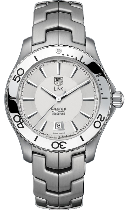 Tag Heuer Link Self winding Automatic Silver Mens Watch WJ201B.BA0591 