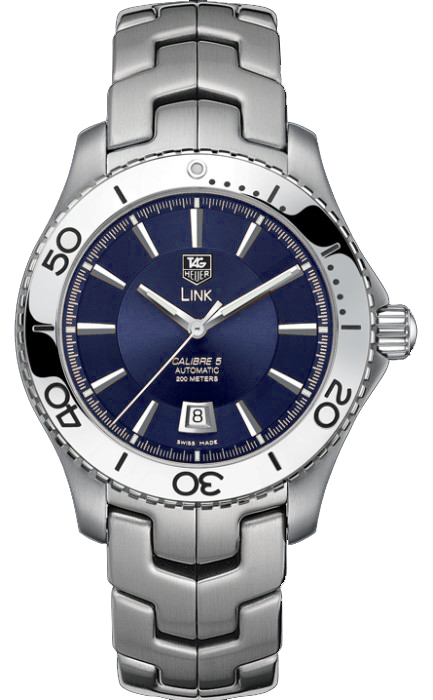 Tag Heuer Link Self winding Automatic Blue Mens Watch WJ201C-BA0591 