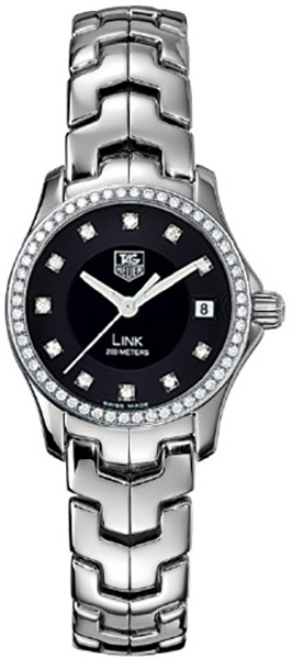 Tag Heuer Link Battery Operated Quartz Black Ladies Watch WJF131A-BA0572 