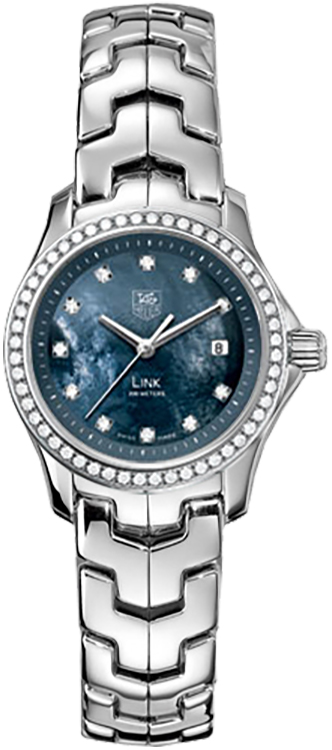 Tag Heuer Link Battery Operated Quartz Blue Ladies Watch WJF131G-BA0572 
