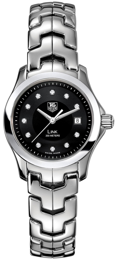 Tag Heuer Link Battery Operated Quartz Black Ladies Watch WJF131H-BA0572 