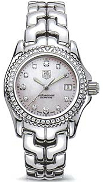 Tag Heuer Link 
Battery Operated Quartz Pearl White Ladies Watch WT131E-BA0577 