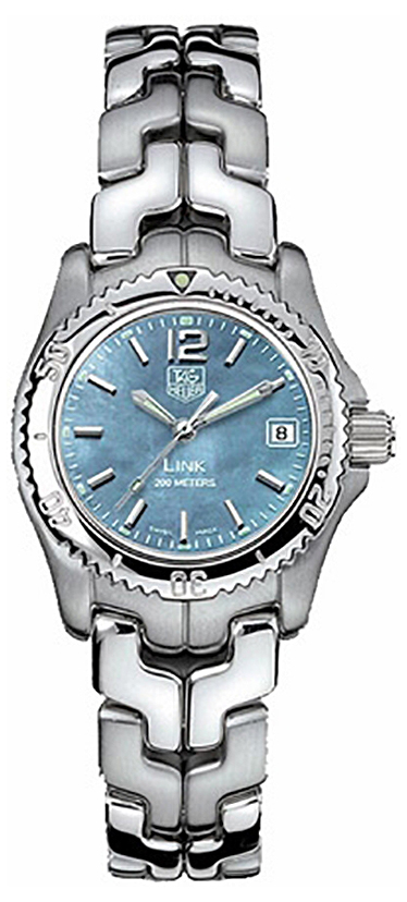 Tag Heuer Link Battery Operated Quartz Blue Ladies Watch WT141G-BA0560 