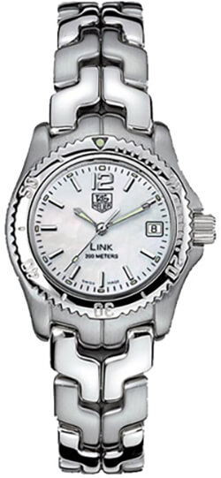 Tag Heuer Link 
Battery Operated Quartz Pearl White Ladies Watch WT141H-BA0560 