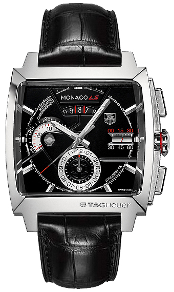 Tag Heuer Monaco Self winding Automatic Black Mens Watch CAL2110.FC6257 