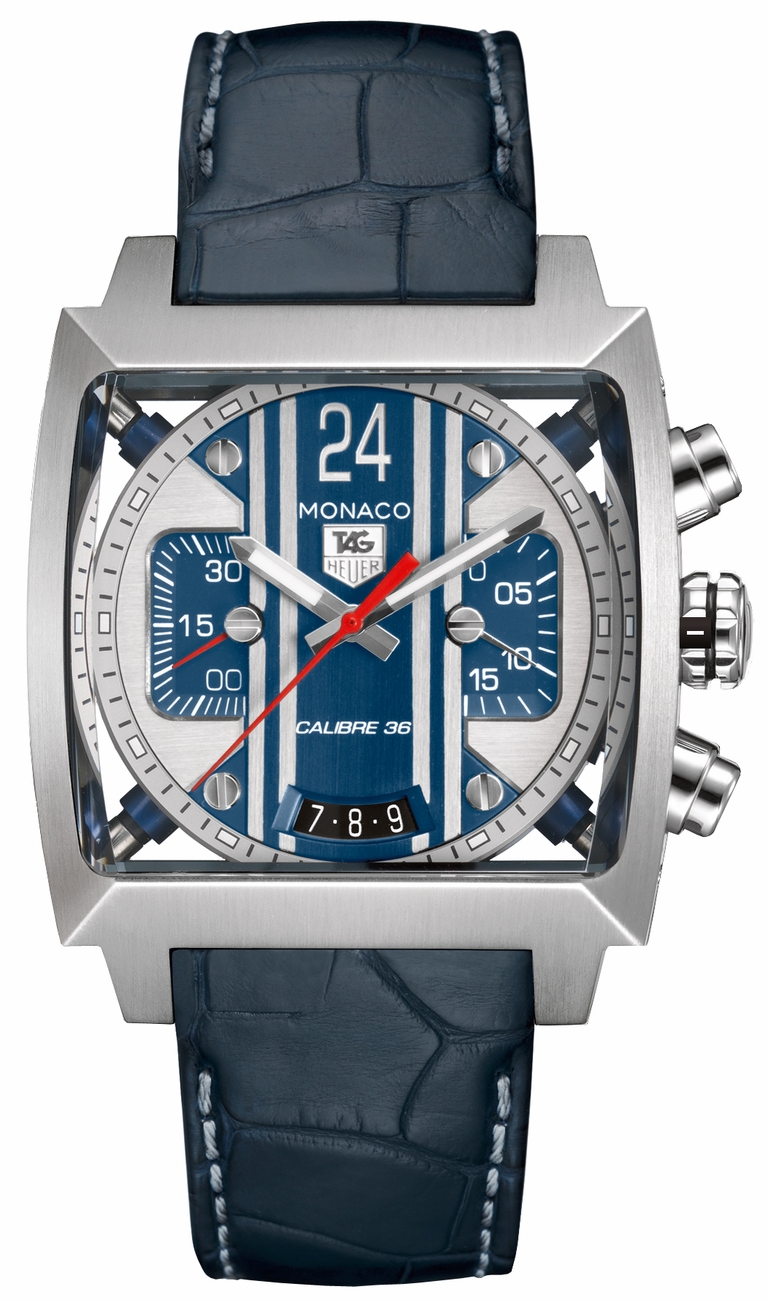 Tag Heuer Monaco Self winding Automatic Blue Mens Watch CAL5111.FC6299 
