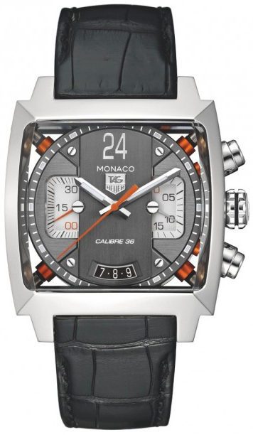 Tag Heuer Monaco Self winding Automatic Grey Mens Watch CAL5112.FC6298 