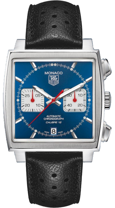 Tag Heuer Monaco Self winding Automatic Blue Mens Watch CAW2111.FC6356 