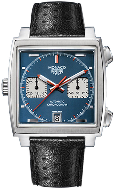 Tag Heuer Monaco Self winding Automatic Blue Mens Watch CAW211A-EB0026 
