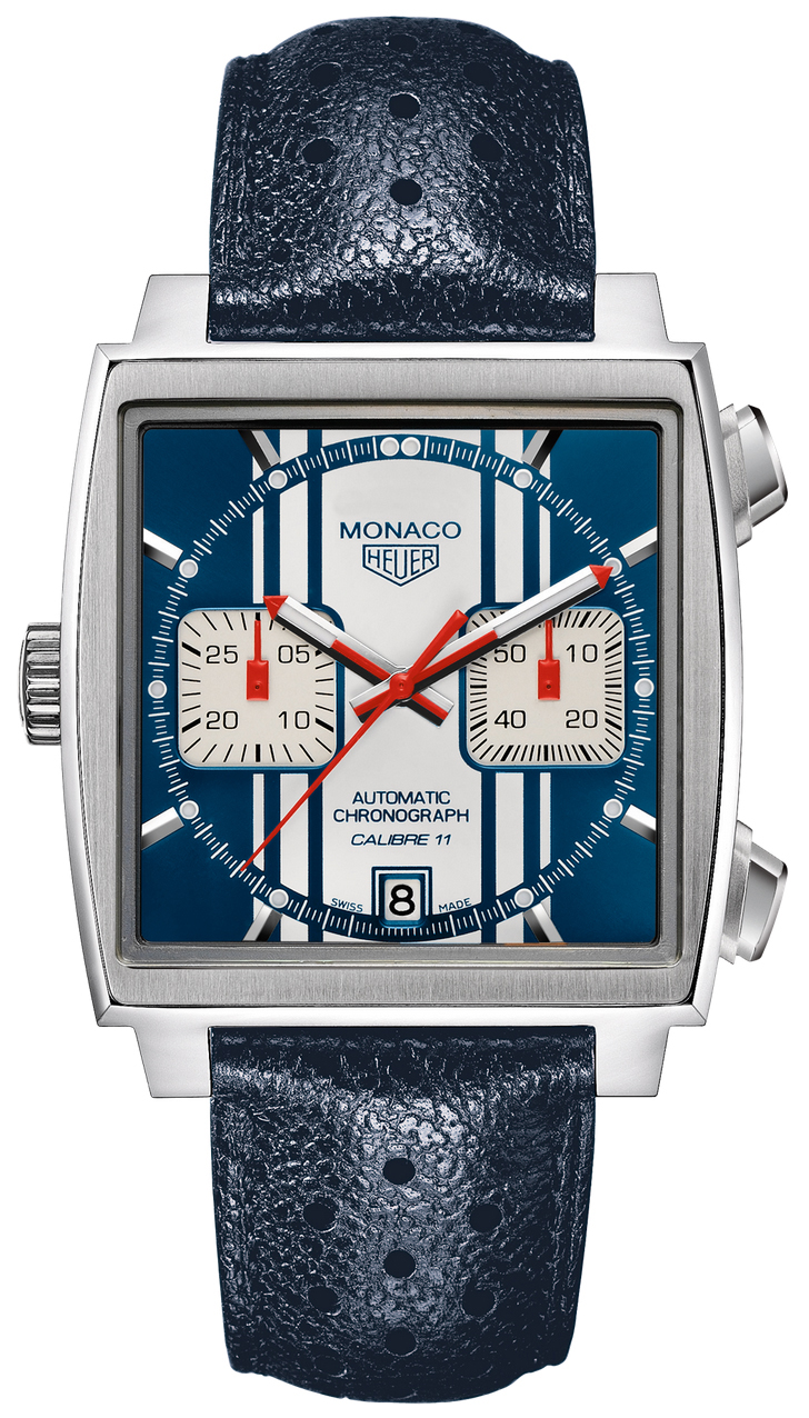 Tag Heuer Monaco Self winding Automatic Blue Mens Watch CAW211D-FC6300 