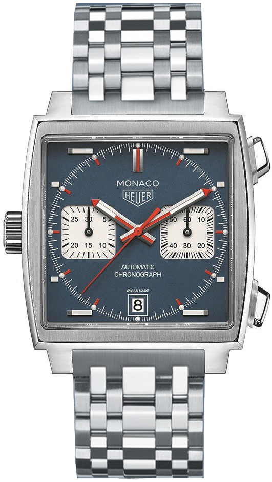 Tag Heuer Monaco Self winding Automatic Blue Watch CAW211P-BA0780 