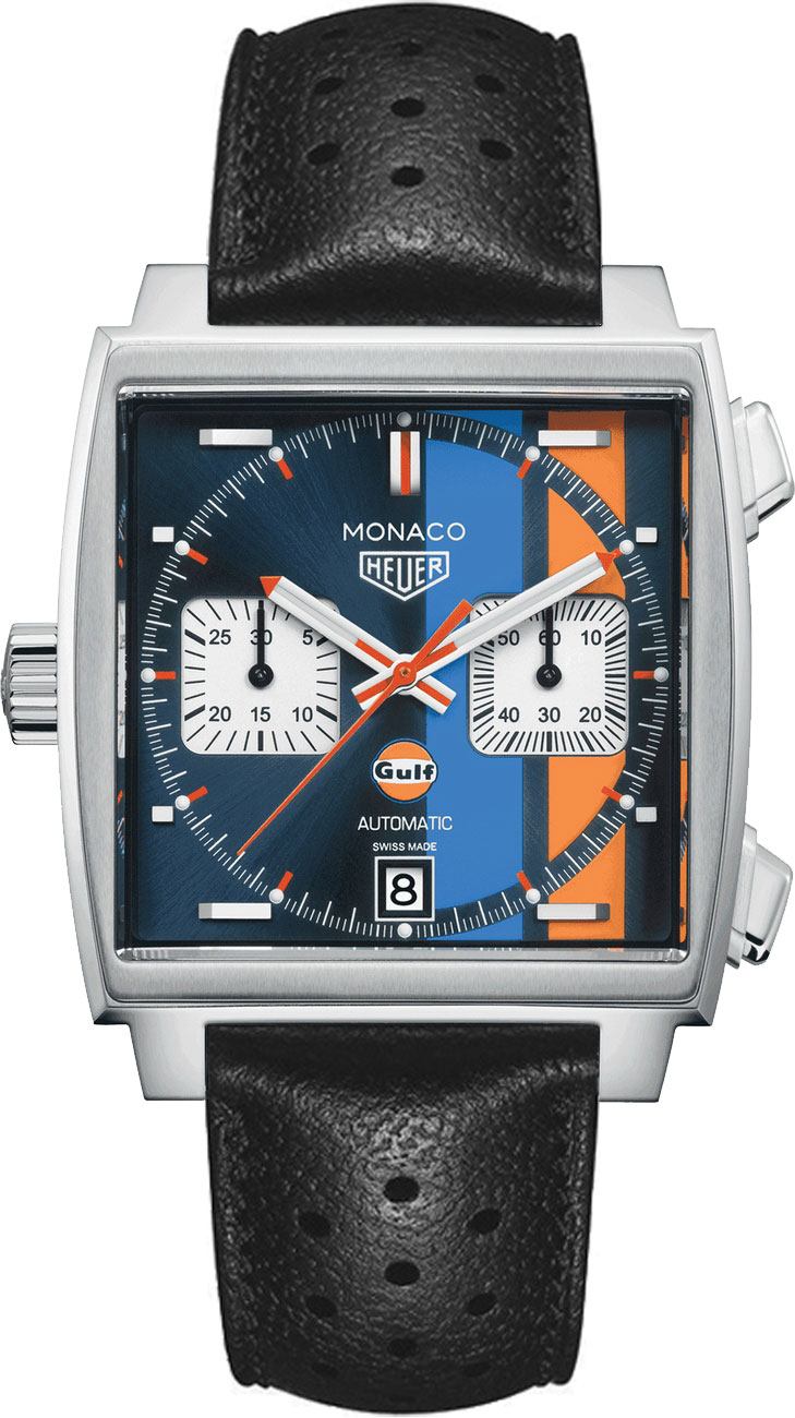 Tag Heuer Monaco Self winding Automatic Blue Mens Watch CAW211R-FC6356 