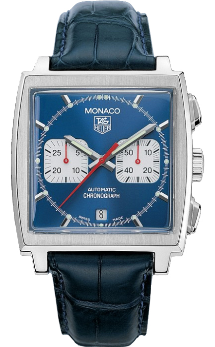 Tag Heuer Monaco Self winding Automatic Blue Mens Watch CW2113-FC6183 