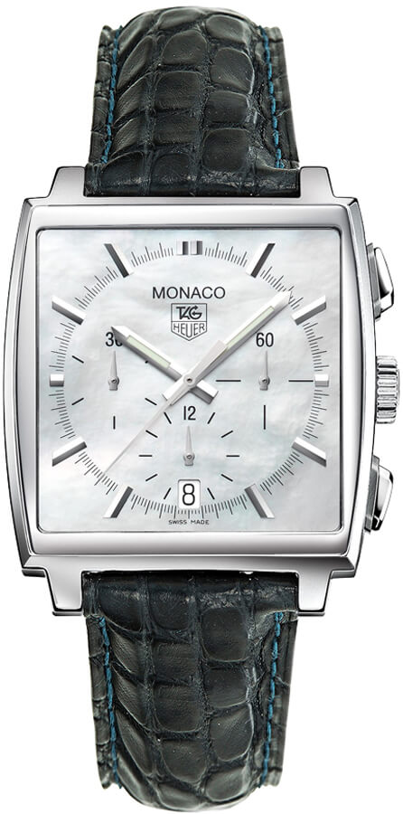 Tag Heuer Monaco Self winding Automatic White Watch CW2119-EB0017 