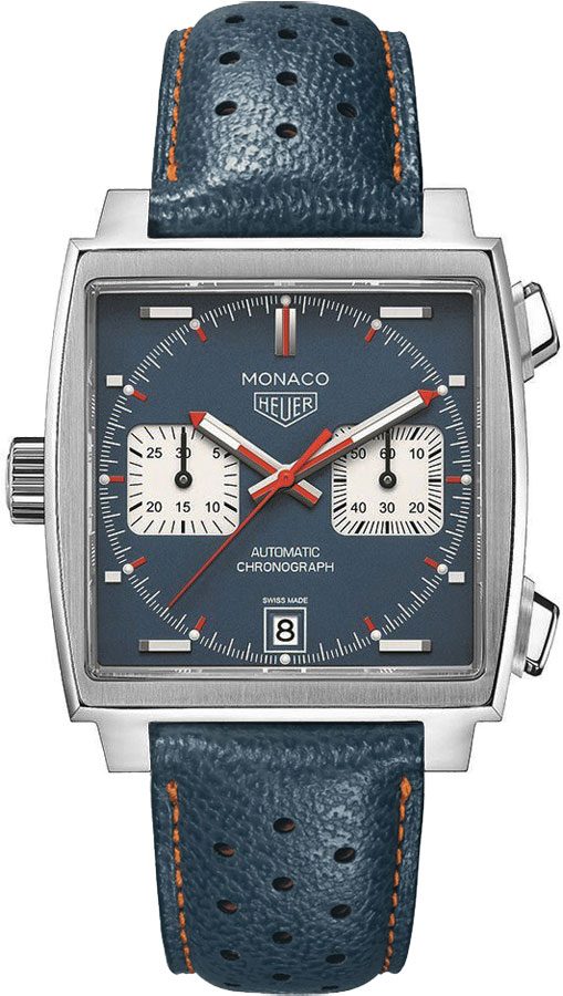 Tag Heuer Monaco Self winding Automatic Blue Mens Watch CAW211P-FC6401 
