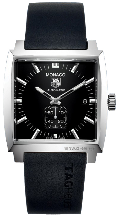 Tag Heuer Monaco Self winding Automatic Black Mens Watch WW2110.FT6005 