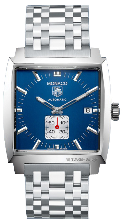Tag Heuer Monaco Self winding Automatic Blue Mens Watch WW2111-BA0780 