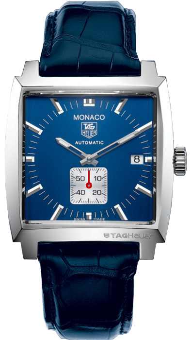 Tag Heuer Monaco Self winding Automatic Blue Mens Watch WW2111-FC6204 