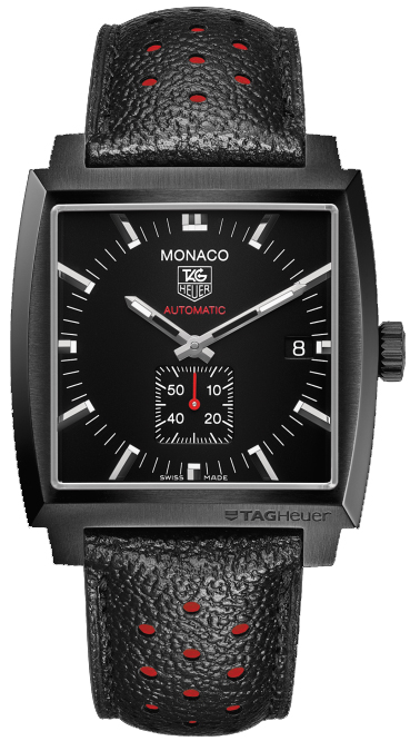 Tag Heuer Monaco Self winding Automatic Black Mens Watch WW2119.FC6338 