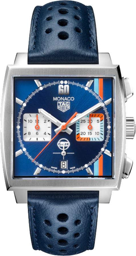 Tag Heuer Monaco Self winding Automatic Blue Mens Watch CBL2115-FC6494 