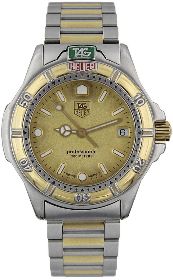 Tag Heuer Sel Battery Operated Quartz Champagne Watch WF1221-BP0518 