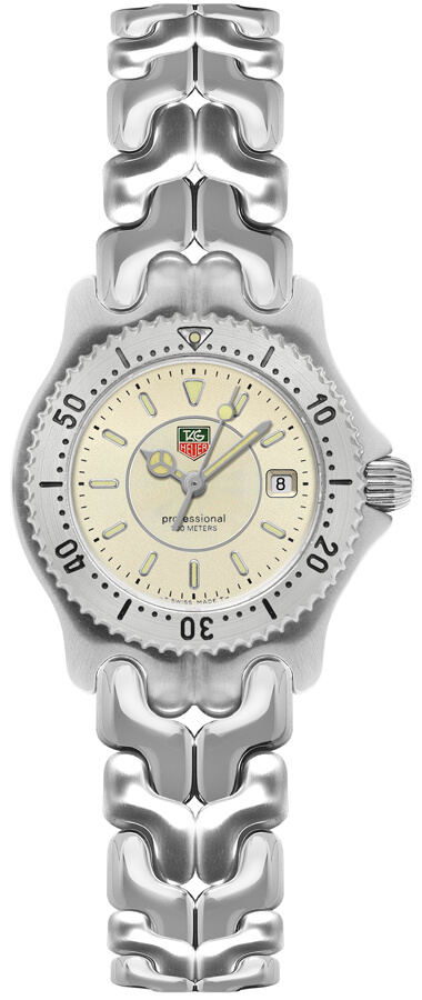 Tag Heuer Sel Battery Operated Quartz Silver Ladies Watch WG131B-BA0470 