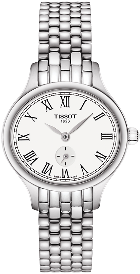 Tissot T-Lady Battery Operated Quartz White Ladies Watch T1031101103300 
