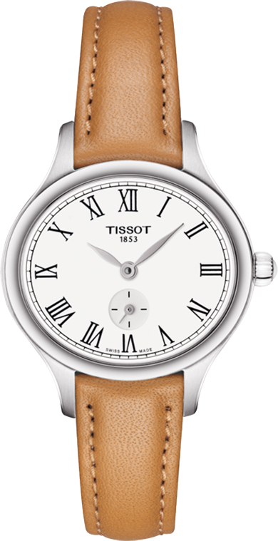 Tissot T-Lady Battery Operated Quartz White Ladies Watch T1031101603300 