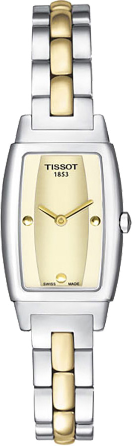 Tissot T-Lady Battery Operated Quartz Champagne Ladies Watch T10248521 