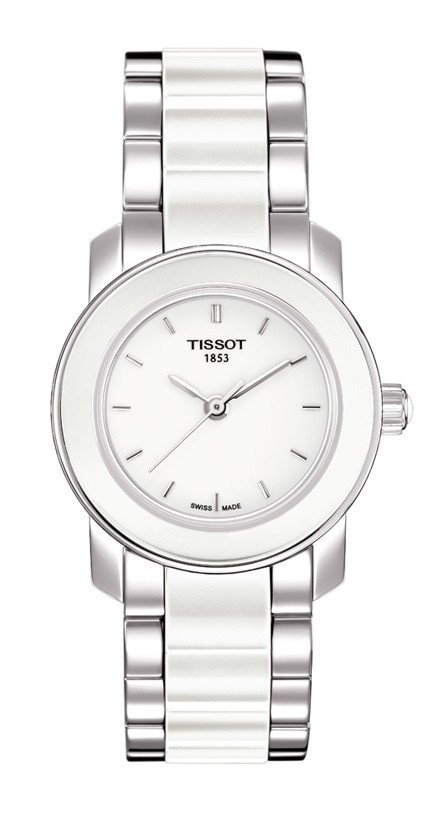 Tissot T-Lady Battery Operated Quartz White Ladies Watch T0642102201100 