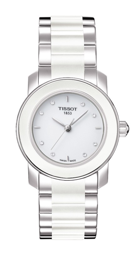 Tissot T-Lady Battery Operated Quartz White Ladies Watch T0642102201600 
