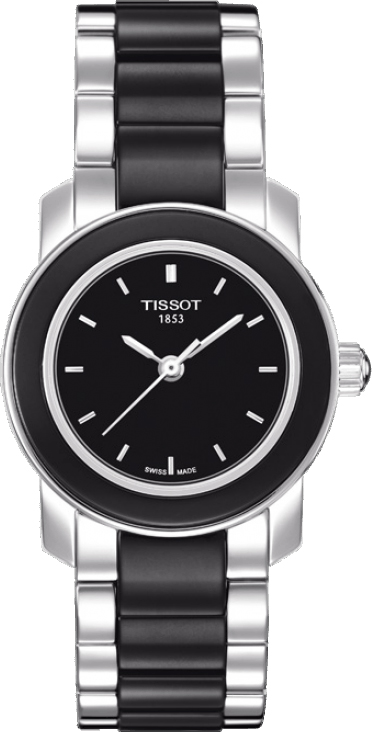 Tissot T-Lady Battery Operated Quartz Black Ladies Watch T0642102205100 