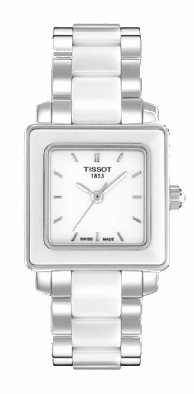 Tissot T-Lady Battery Operated Quartz White Ladies Watch T0643102201100 