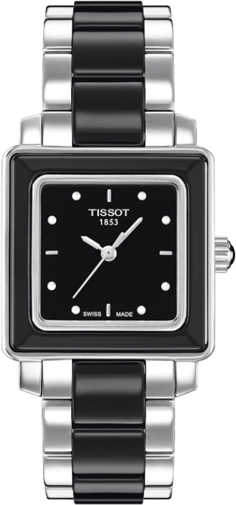 Tissot T-Lady Battery Operated Quartz Black Ladies Watch T0643102205600 
