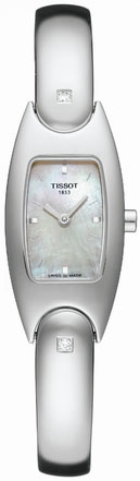 Tissot T-Lady Battery Operated Quartz White Ladies Watch T05119581 