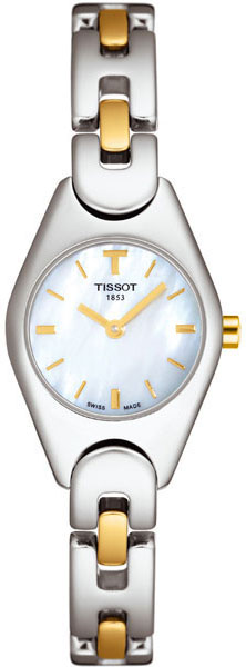 Tissot T-Lady Battery Operated Quartz White Ladies Watch T05225581 