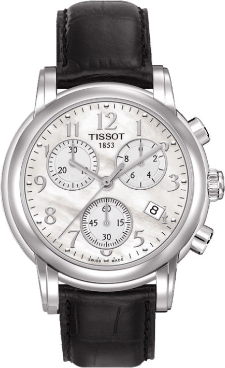 Tissot T-Lady Battery Operated Quartz Pearl White Ladies Watch T0502171611200 