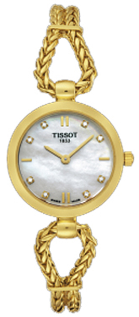 Tissot T-Lady Battery Operated Quartz Pearl White Ladies Watch T73314576 