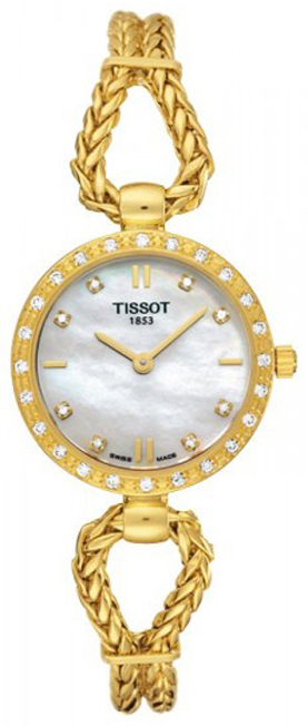 Tissot T-Lady Watches Ladies Pearl White Battery Operated Quartz T74311576 Watch 