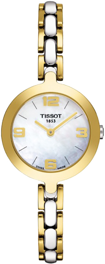 Tissot T-Lady Battery Operated Quartz White Ladies Watch T0032092211700 